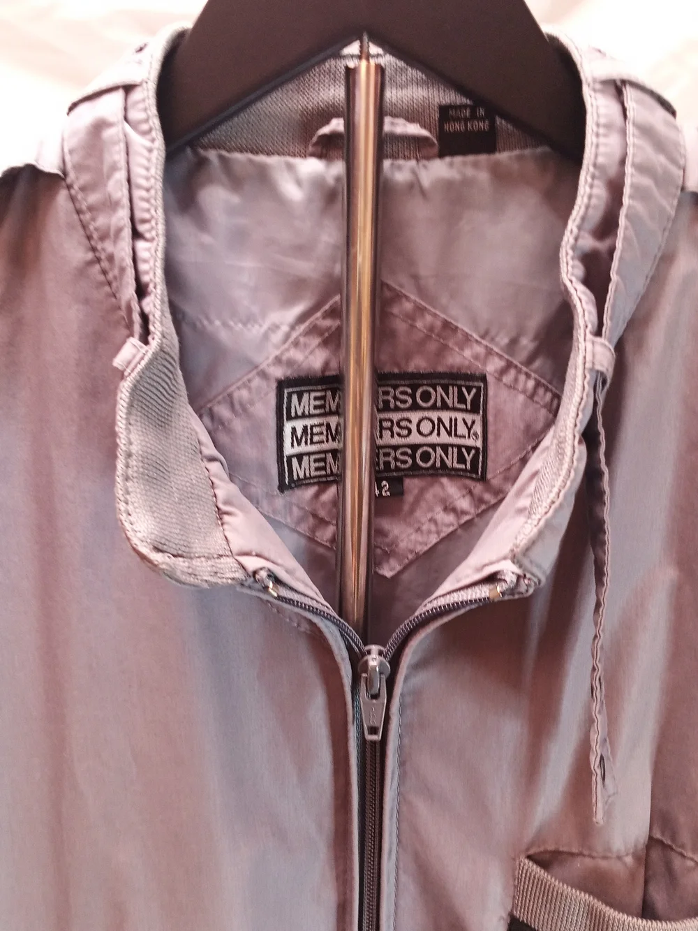 Members Only Light Gray  Lightweight Jacket